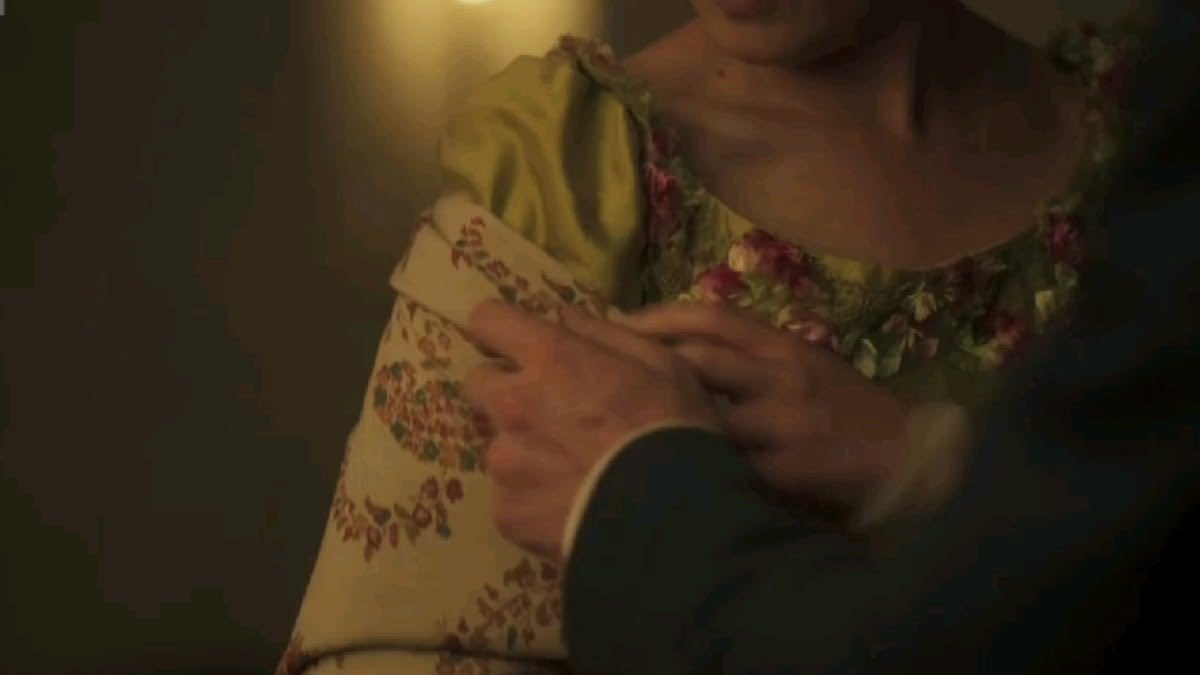 rosenylunds's tweet photo. Some ‘The Other Bennet Sister’ scenes involving hands to help make your Saturday better https://t.co/XnnOnDElly