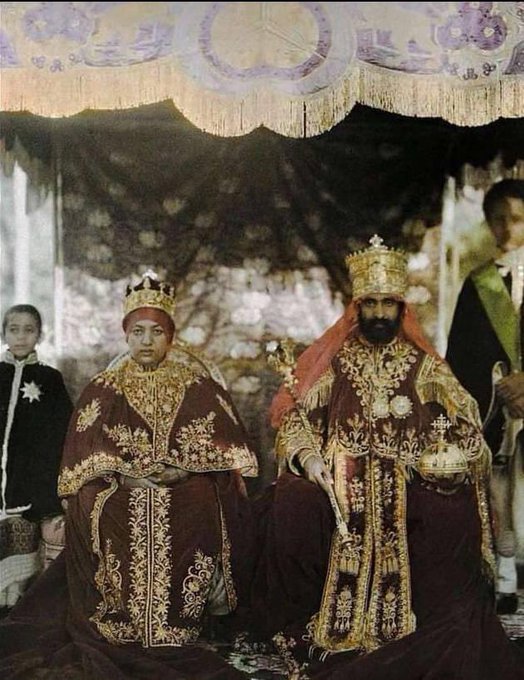 AfricanArchives's tweet photo. Emperor Haile Selassie I and Empress Menen Asfaw, last rullling Monarchs of great Ethiopia, one of the greatest ancient royalties in Africa. https://t.co/BJpi0JIdEq