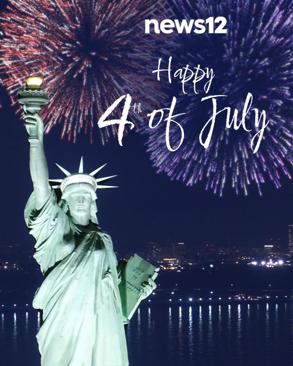 News12CT's tweet photo. Happy Fourth of July! 🇺🇸 Today we celebrate 250 years of American independence.
 
News 12 wishes you and your family a safe and happy Independence Day.

#News12 #4thofJuly https://t.co/nlJmOCCFaY