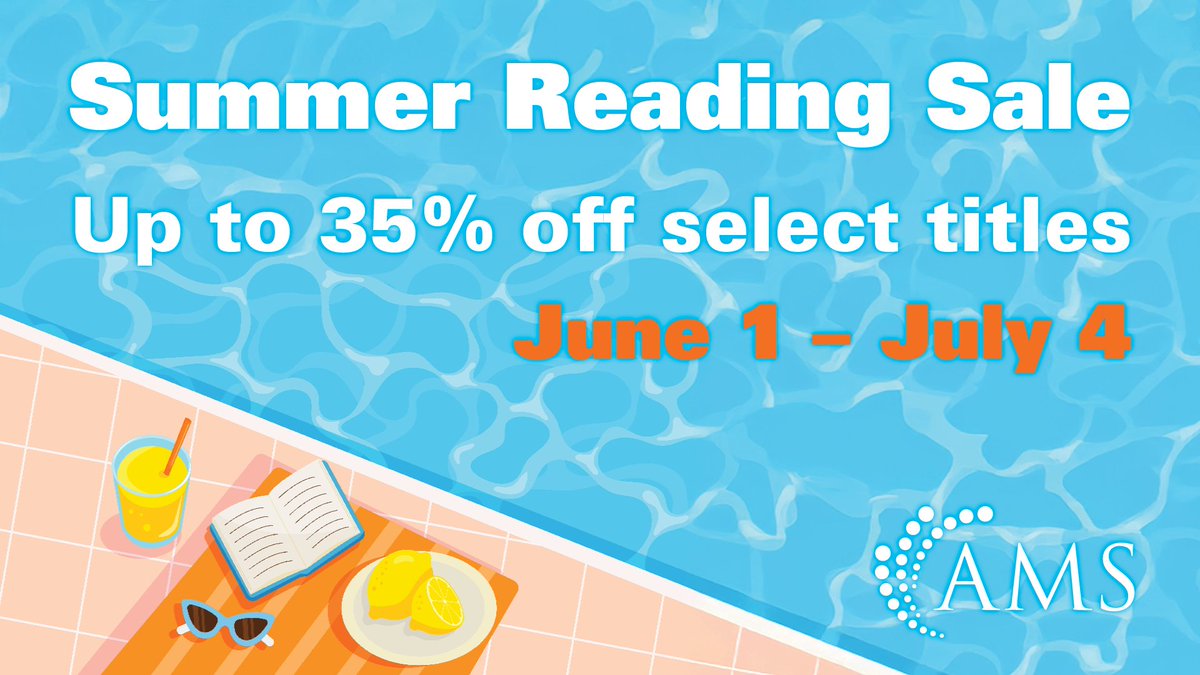 amermathsoc's tweet photo. Last Day: AMS Summer Reading Sale!

Hot off the press! 

Take a behind-the-scenes look at the AMS print shop as a new History of Mathematics volume on Andreas Floer comes to life.

There's no better time to add to your reading list—shop the AMS Summer Reading Sale and save up to 35%.

Watch here: https://t.co/6bjCIOZApH
Shop here: https://t.co/QLsABDulnu