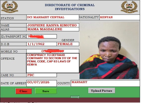 DCI_Kenya's tweet photo. 𝗘𝗜𝗚𝗛𝗧 𝗔𝗥𝗥𝗘𝗦𝗧𝗘𝗗 𝗢𝗩𝗘𝗥 ��𝗛𝟭.𝟮𝗠 𝗠-𝗣𝗘𝗦𝗔 𝗙𝗥𝗔𝗨𝗗 𝗜𝗡 𝗠𝗔𝗥𝗦𝗔𝗕𝗜𝗧

Detectives have arrested eight suspects linked to a sophisticated SIM swap scheme that allegedly siphoned more than Sh1.2 million from an M-Pesa operator in Marsabit.

The suspects were intercepted at the Merille Barrier in Marsabit South while travelling in a white Toyota Probox, registration KDN 708Q, after detectives received information about their criminal acts.

Preliminary investigations indicate that the group posed as customers at an M-Pesa shop in Marsabit Town, where they are suspected of deceiving the operator before swapping the M-Pesa SIM card. 

The fraudulent SIM swap enabled unauthorised access to the complainant’s Bank account, resulting in the theft of over KSh 1.2 million.

The suspects: Benrodgers Kyalo, Evans Mbweli, Patrick Vundi, Emily Mwende, Josephine Kasiva, Pius Mwenda, Alex Stima and Jane Mueni, along with the vehicle, were escorted to Marsabit Police Station, where they remain in custody as detectives continue with investigations.

The Directorate of Criminal Investigations reminds M-Pesa agents and members of the public never to hand over their SIM cards, mobile phones or M-Pesa handsets to customers under any circumstances. Fraudsters often work in groups, creating distractions while executing their scheme. If a customer makes unusual requests or insists on handling your phone, treat it as a red flag.

#FichuaKwaDCI. Call 0800 722 203 (Toll-free) or WhatsApp at 0709 570 000 to report anonymously. Usiogope!