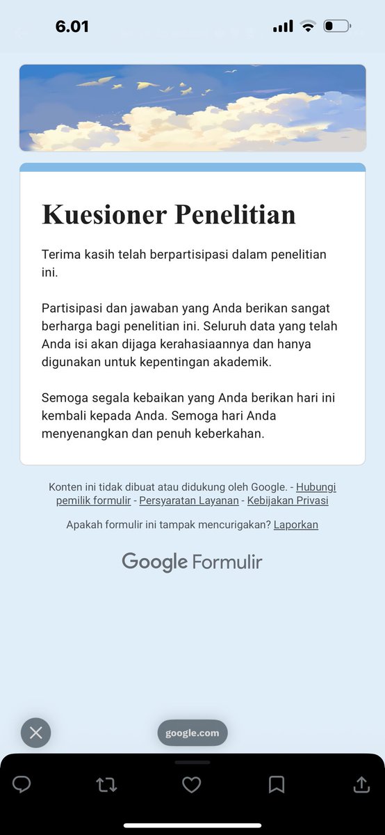 livelaughhlany's tweet photo. @zvoidcatt hiii terima kasih yaa🫶🏻, aku juga udah isii https://t.co/r3NnI5lvVf