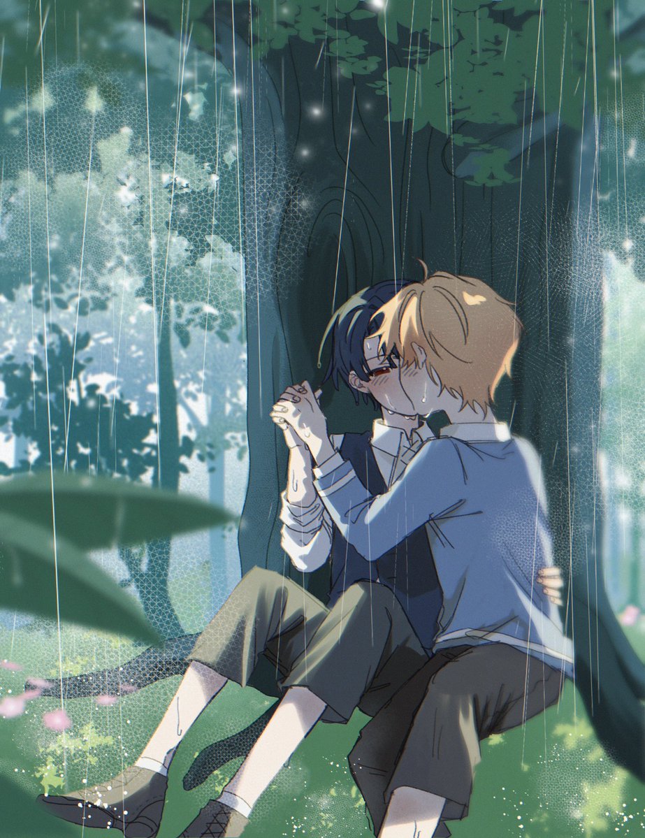 f6mhyk's tweet photo. 雨宿りの秘密　幼ヒスシノ https://t.co/rzEpk7zpgI
