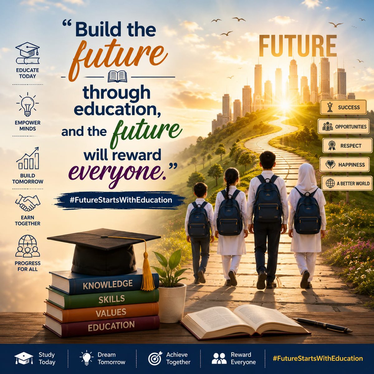 Sabach1122's tweet photo. "Give children quality education, and they will give society lasting progress."

@MaryamNSharif @RanaSikandarH

#FutureStartsWithEducation https://t.co/fYMKT0Vzlc