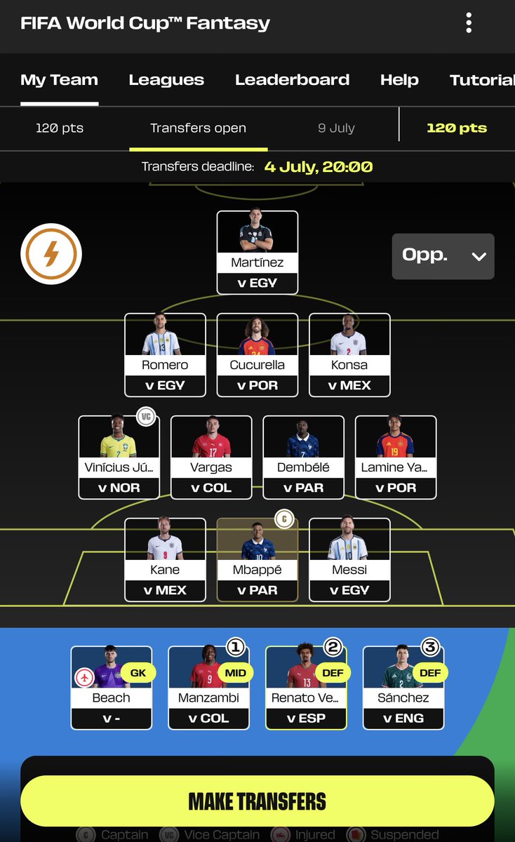 LupaAdams's tweet photo. @FPL__S7S Hey bro, need suggestions! I have already played Qualification booster, and have 4 free transfers too. https://t.co/XyuIMBxU34