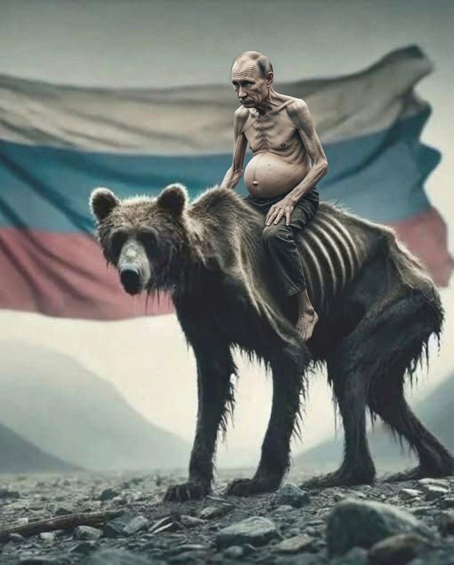 joncoopertweets's tweet photo. Putin has looked better. 

#SlavaUkraïni https://t.co/7QAArHcqnd