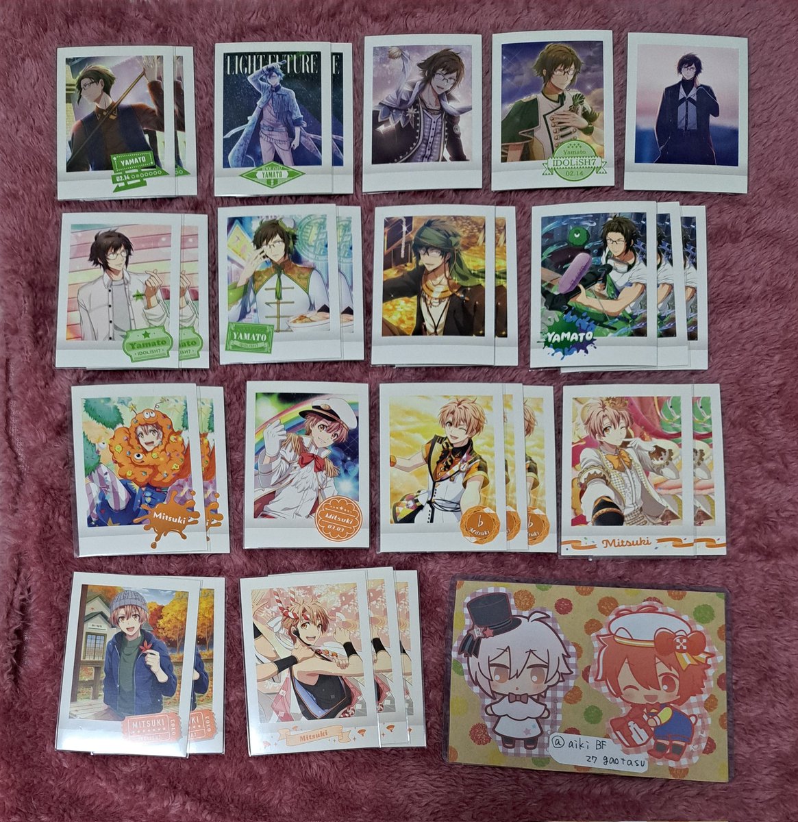 aikiBF27gaotasu's tweet photo. アイナナ ぱしゃこれ  交換 譲渡 詰め合わせ企画 過去弾

譲:箔押し、シャッフル、万理、一織、大和、三月

求は1番下へ https://t.co/6rmgJbmLti