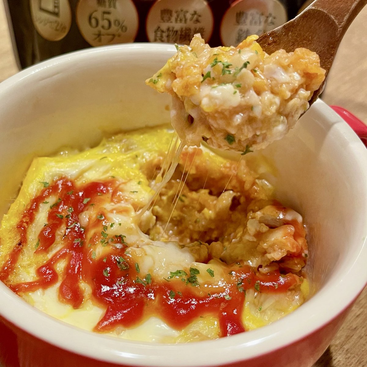 colezosan's tweet photo. 40キロ痩せた時に食べていたオートミール米化でオムライスは本気でダイエットの救世主になってる。レンジで簡単に作れるのも最高💪
レシピは↓
https://t.co/qeASzxUBCS

#オートミール #ダイエット #オムライス https://t.co/BIqGwRJoQH