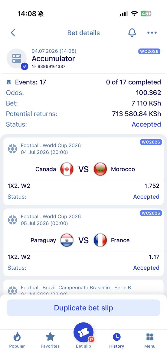 LevyKingTips's tweet photo. 100+ Odds✅ On  PARIPESA

Code👉EVHCV

Not on Paripesa Register here
👉 https://t.co/pRcOLcrPXF
USE PromoCode 👉 LEVY
Download App 👉 https://t.co/qsgYwBfRtn https://t.co/I7eGgmGzbW