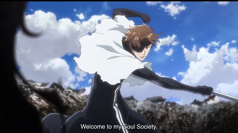 __Aizensama__'s tweet photo. Funniest thing is, this was an illusion 😹
He never had his zanpakuto since end of FKT Arc.
But man he looks so good in every frame bro is straight up Lucifer. Even ties perfectly with his writing. The GOAT of GOATs https://t.co/yybaHIJcGW