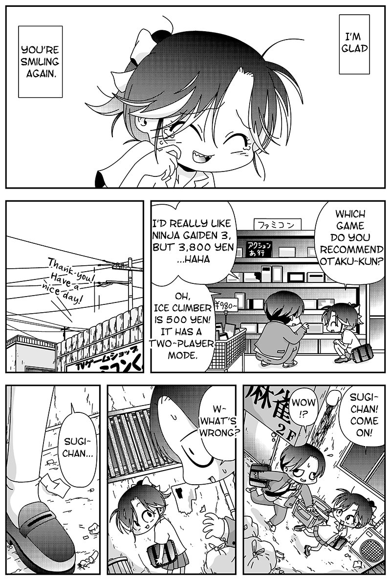 sugiyan1192's tweet photo. Episode 5 of “Ushihama-san”. I think I was able to drew the best balance so far between comedy and bittersweet emotion.

Page 1 - Page 4 (6 pages) https://t.co/oFQf2OXEne