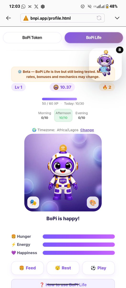 InnocentItiku's tweet photo. @okere_eberechi @SK_devStudios I'd love to win the GENESIS Skin! BNPi stands out for its active community, creativity, and consistent innovation. It's exciting to see a project that values Pioneers and keeps building for the future. Proud to support BNPi! 🚀💜

Username:
innoitiku https://t.co/tMV0JvWnuO