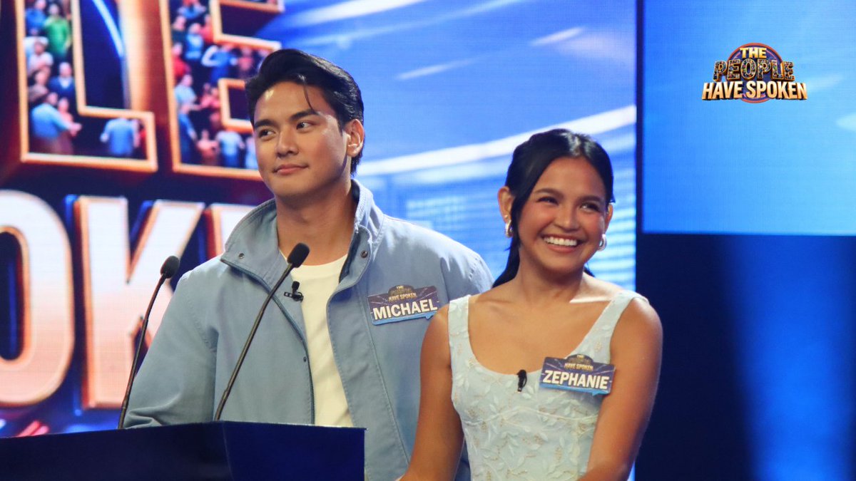 gmanetwork's tweet photo. Thanks for playing with us, Zephanie and Michael! π
Bigo man silang makuha ang jackpot, hindi pa rin sila uuwing luhaan!
#ThePeopleHaveSpoken #TPHSGitgitanAngLaban https://t.co/6rxDuZqXJ6