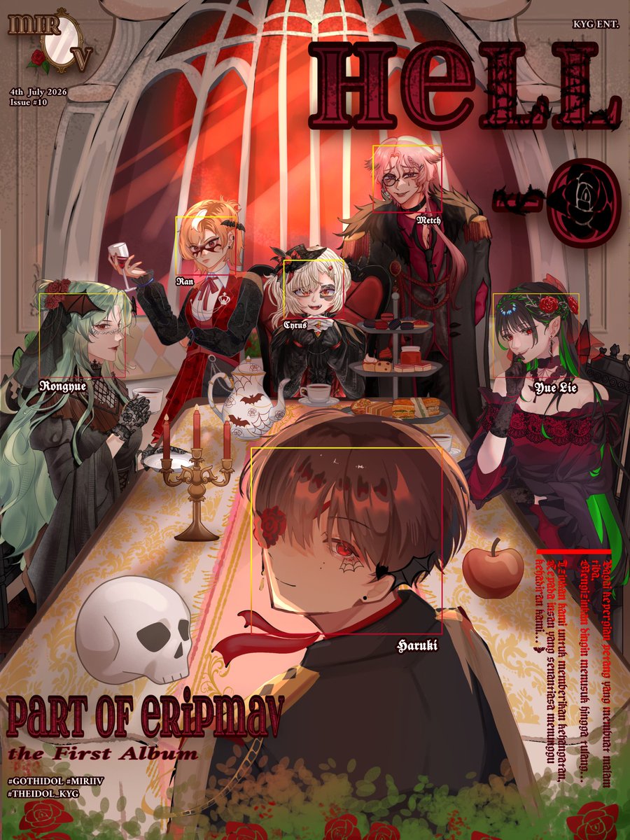Masuk4ngiN_'s tweet photo. 【MIR//V PROMOTIONAL ART &amp; VIDEO】 
1st Tragedy | HELL-O

<ALBUM PREVIEW.>
"Would you like to join us?"

2026.07.04
@kuyangtist
#MirIIV #THEIDOL_KYG https://t.co/9Zf4uAN35I