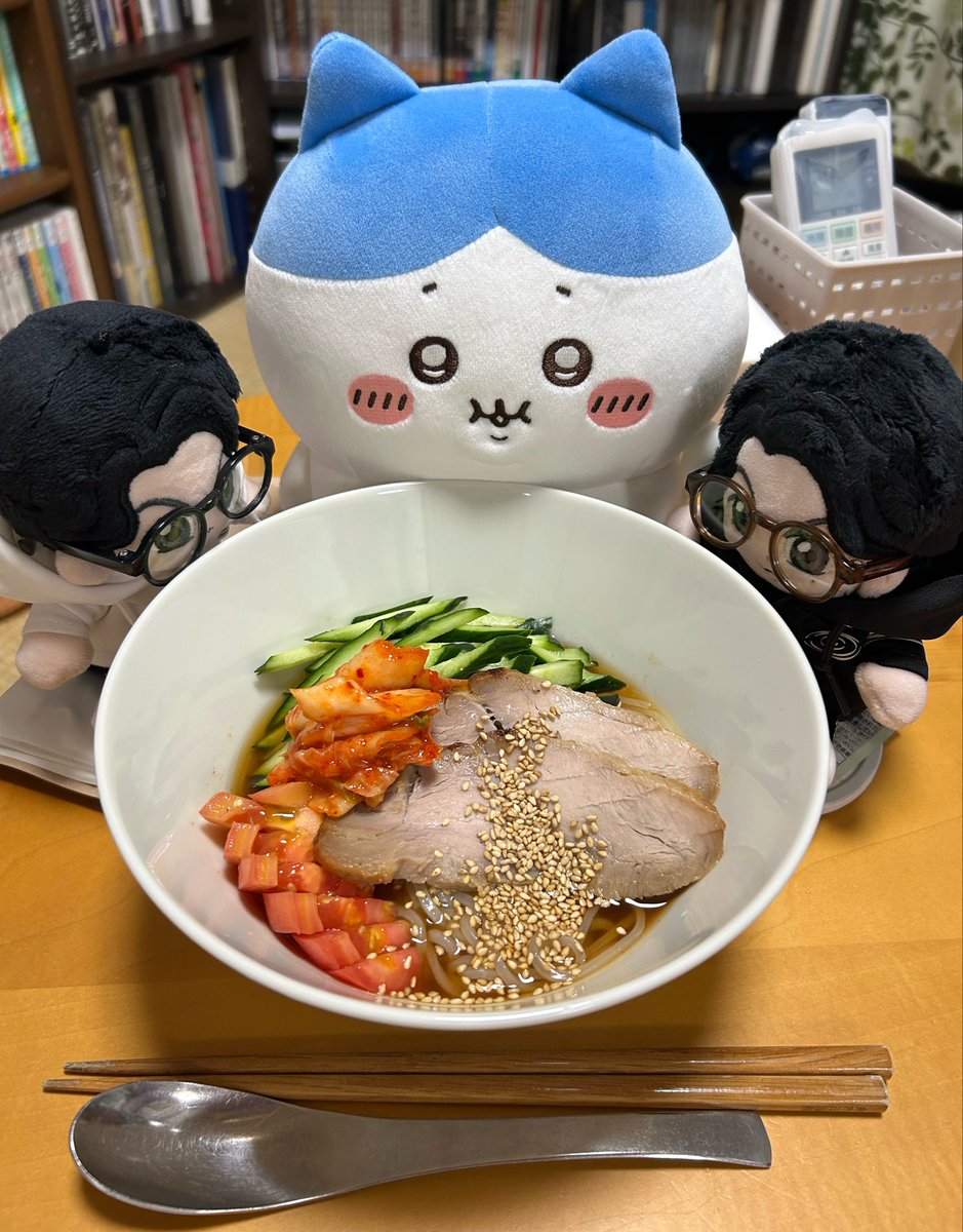 emi_f0206's tweet photo. 今夜は冷麺だよ~ https://t.co/tQBd7YS5ox