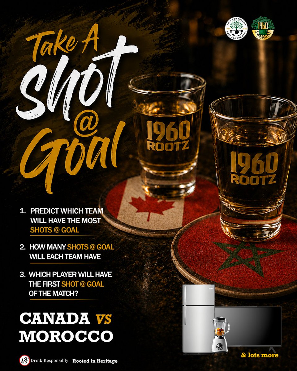 1960_Rootz's tweet photo. Every team here carried a nation on their back just to get this far 🌍

Which of them would survive this round? 
Take your shot @ goal in the comments. 

#1960Rootz #TheGameIsInOurRootz #WorldCup https://t.co/Clz8U6stok
