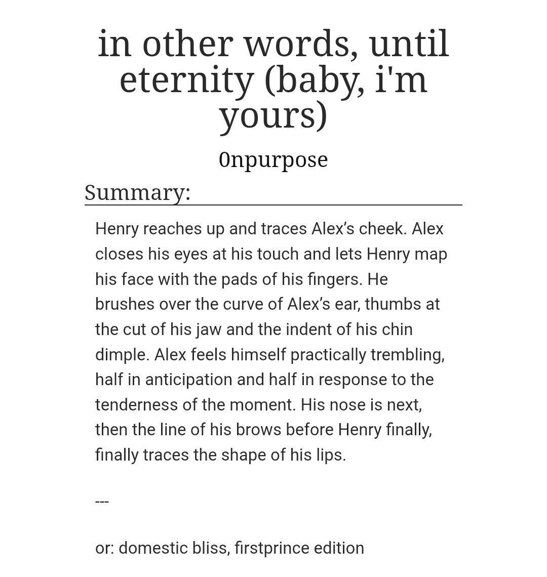 estr19's tweet photo. π in other words, until eternity (baby, i'm yours)
βοΈ 0npurpose
π 4.4K π E
π domestic boyfriends, fluff and smut, PWF
π https://t.co/4KdB0RMqi1
π·οΈ #RWRB #RWRBMovie #FirstPrince #RWRBficrec #FirstPrincefic #RWRBfic https://t.co/DX11LoIPEt