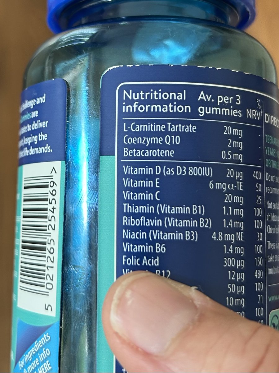 chatswithem's tweet photo. If synthetic folic acid doubles the risk of prostate cancer 

Why would companies in health supplements put it in vitamins designed for males? 

@vitabiotics 
@ClareCraigPath https://t.co/UPoFlvs7r3