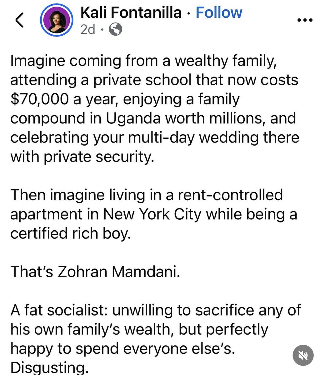 Jude_62's tweet photo. @RonDeSantis Mamdani is a grinning Trojan Horse, born in Uganda, never had a job, bought and paid for by people who want to subvert America. This is the Left. https://t.co/zQBVB5ubWT