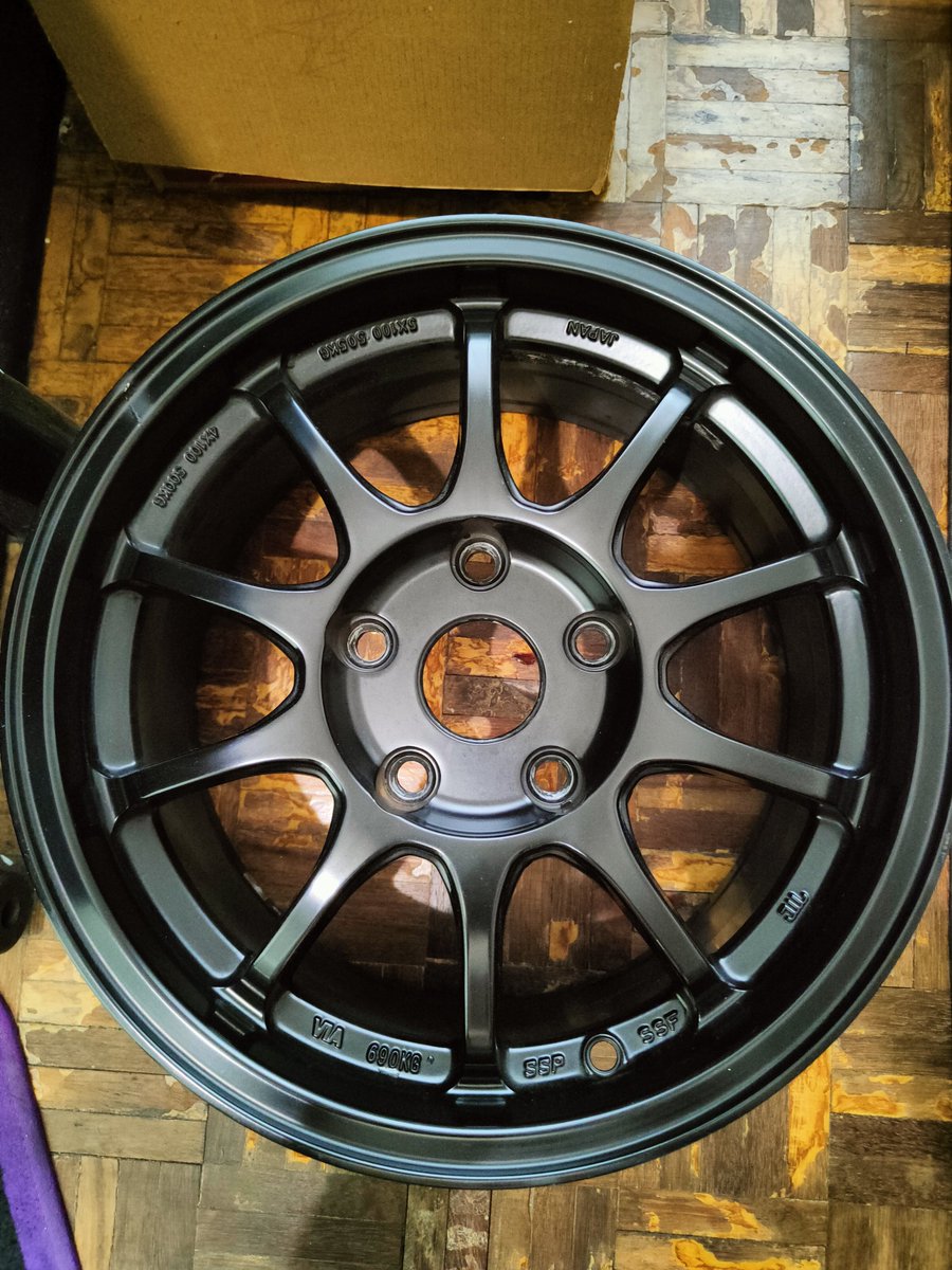 justcallme_Rhys's tweet photo. get another set of wheel without any reason 😅 
#SSR #typeF #suzukiswift #swiftlife https://t.co/7mT5HT8ycl