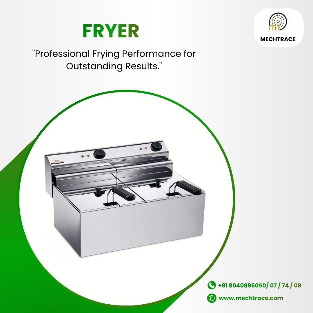 mechtrace's tweet photo. Serve crispy, delicious results every time with our high-performance Fryer!
Tel - +91 8040895060/ 07 / 74 / 09
https://t.co/IH2qW4dOZj
#Fryer #CommercialFryer #KitchenEquipment #CommercialKitchen #FoodProcessingEquipment #RestaurantEquipment #FastFoodEquipment #DeepFryer https://t.co/6U9XQTt7K1