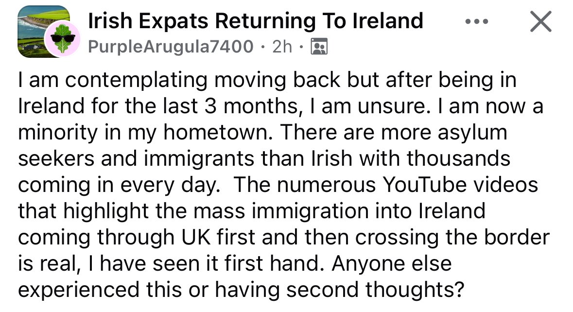 dublincomments's tweet photo. Irish people abroad have stopped coming home as they see their country destroyed. https://t.co/jTsGox8IWl