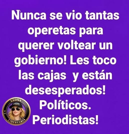 Ottaviani_Gatti's tweet photo. NOL$ALP (No Odiamos Lo Suficiente A Los Periodistas) https://t.co/XSsDbdmNtG
