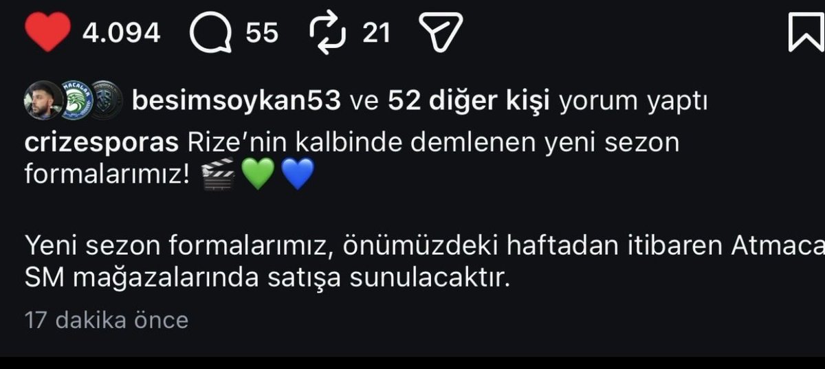 KumarLaz5353's tweet photo. ❌RİZESPOR RESMİ SAYFASI FORMA TANITIM VİDEOSUNA BEĞENİ SAYISI DÜŞÜK OLACAĞI ENDİŞESİYLE YUMURTA HESAPLAR ARACILIĞIYLA HEM BEĞENİ HEM İZLENME SAYISINI ARTTIRMA ÇABASINA GİRMİŞTİR.

❌KULÜBÜMÜZÜN PROFESYONEL LAKİN SOSYAL MEDYA YÖNETİCİLERİN AMATÖR OLDUĞU BİR KEZ DAHA GÖRÜLMÜŞTÜR.( Ve bu ilkez yapılan bir hata değildir)