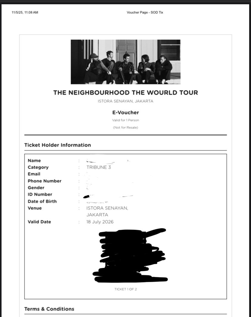 tudorlovesten's tweet photo. WTS The Neighbourhood Jakarta
18 July 2026

Tribune 3 (1 tix)
under web price
cod venue with no dp, asal ga hnr😭👍🏻

#NBHD
#konsertjakarta 
#wts
#theneighbourhood
#konserjakarta
#zonauangㅤ https://t.co/8SkoBo6Wqm
