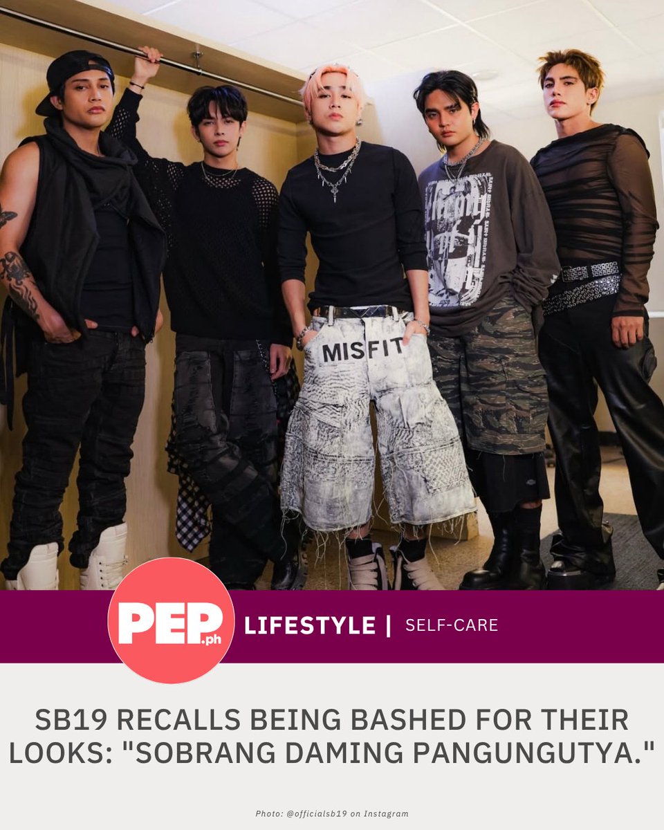 PEPalerts's tweet photo. #PEPSelfCare: Despite facing criticism about their looks early in their career, SB19 chose to focus on self-improvement instead of negativity. #FromTheArchives

Read: https://t.co/UgEvWFK0qU https://t.co/CbP8R3POKd