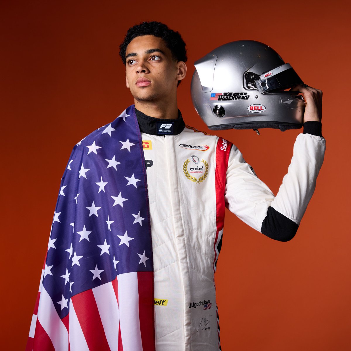 Formula3's tweet photo. Stars, stripes and Sprint success! 🇺🇸✨

Ugo Ugochukwu takes the United States of America to the top step of the Podium on Independence Day 👊

#F3 #BritishGP https://t.co/5Q3Mkpyldp