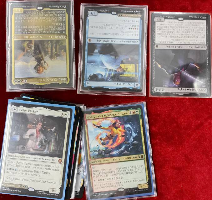 tottori_EDH's tweet photo. 2026/07/02
第19回鳥取統率者戦交流会
【マーベルコマンダー②】
《純剣のパラディン、マジー》
《ブルース・バナー/インクレディブル・ハルク》
《バロン・ヘルムート・ジモ》
《インヒューマンズのプリンセス、クリスタル》
《ピーター・パーカー/アメイジング・スパイダーマン》
#EDH https://t.co/oS1NoqoQlK