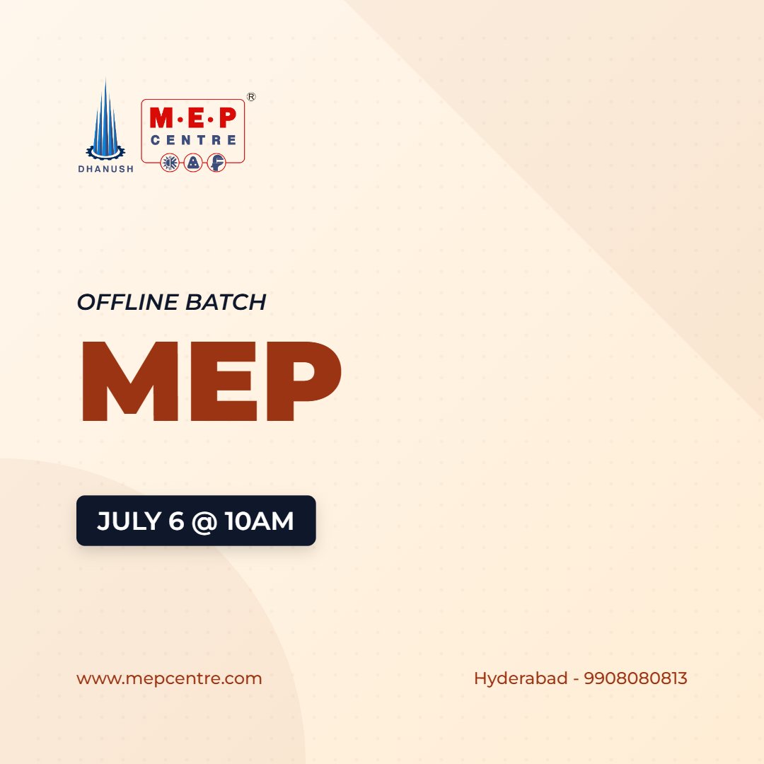 MEPCentrepage's tweet photo. Elevate your career with comprehensive in-person training designed for future industry leaders. Master building systems and unlock top job opportunities. 🛠️📊 #MechanicalEngineering #ElectricalEngineering #PlumbingDesign https://t.co/2iqcyCWRZg