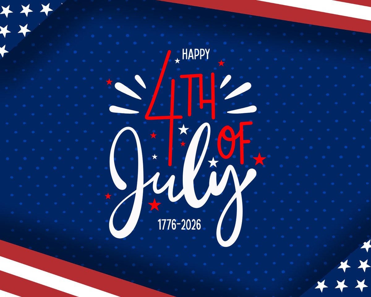 SodSolutions's tweet photo. Celebrating America's 250th! 🇺🇸 Wishing you a wonderful and safe Fourth of July! https://t.co/Q1KDbxsPSX