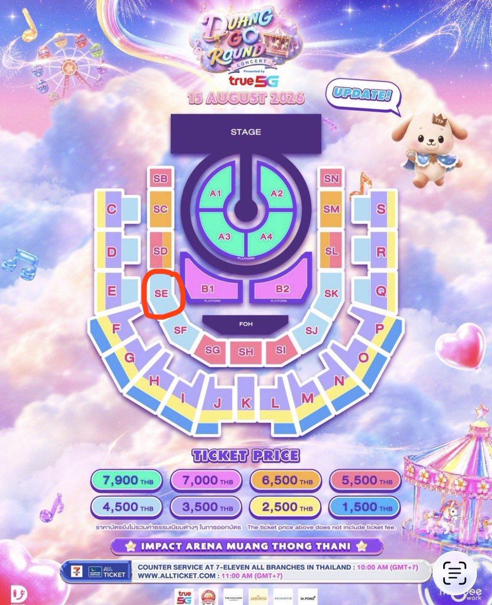 seobbieee's tweet photo. WTS ✨ ขายบัตร (🆙 +++ขอคนรับราคาได้)

โซน SE แถว C (แถว3 ใกล้)
🐶รอบ 15/08 วันเสาร์
🐻‍❄️บัตร 4500  

💗มีเครดิตการซื้อขาย สนใจ Dm มัดจำที่เหลือจ่ายเพิ่มตอนรับบัตรจริง นัดรับชนมือ Mrt/Bts ได้ 🙇🏻‍♀️🙏🏻

#DuangGoRoundConcert
#เจอด้วงที่อิมแพคนะเธอ https://t.co/lcIJGBIsQi