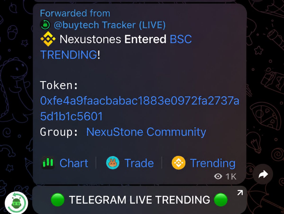 DESTINY224455's tweet photo. While everyone's chasing the next pump.......
We're building one.
#NXS is trending on BSC right now.

 This isn't Luck. It's a community that shows up. More builders. More beliefs. More to come.🤞⚡

#NXS #NexuStone  #BSC #CrytoTrending. https://t.co/4DzlQDQWww