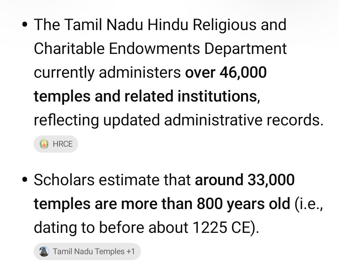 Paras62's tweet photo. You are absolutely correct. 
There are about 33,000 more than 800 years old temples. 
Should have been managed by agraharam and brahmins. 
At 3000 estimated agraharams were there. 
We can estimate how many people would have lived
To day not many brahmins live in these agraharams https://t.co/eT95augdTE
