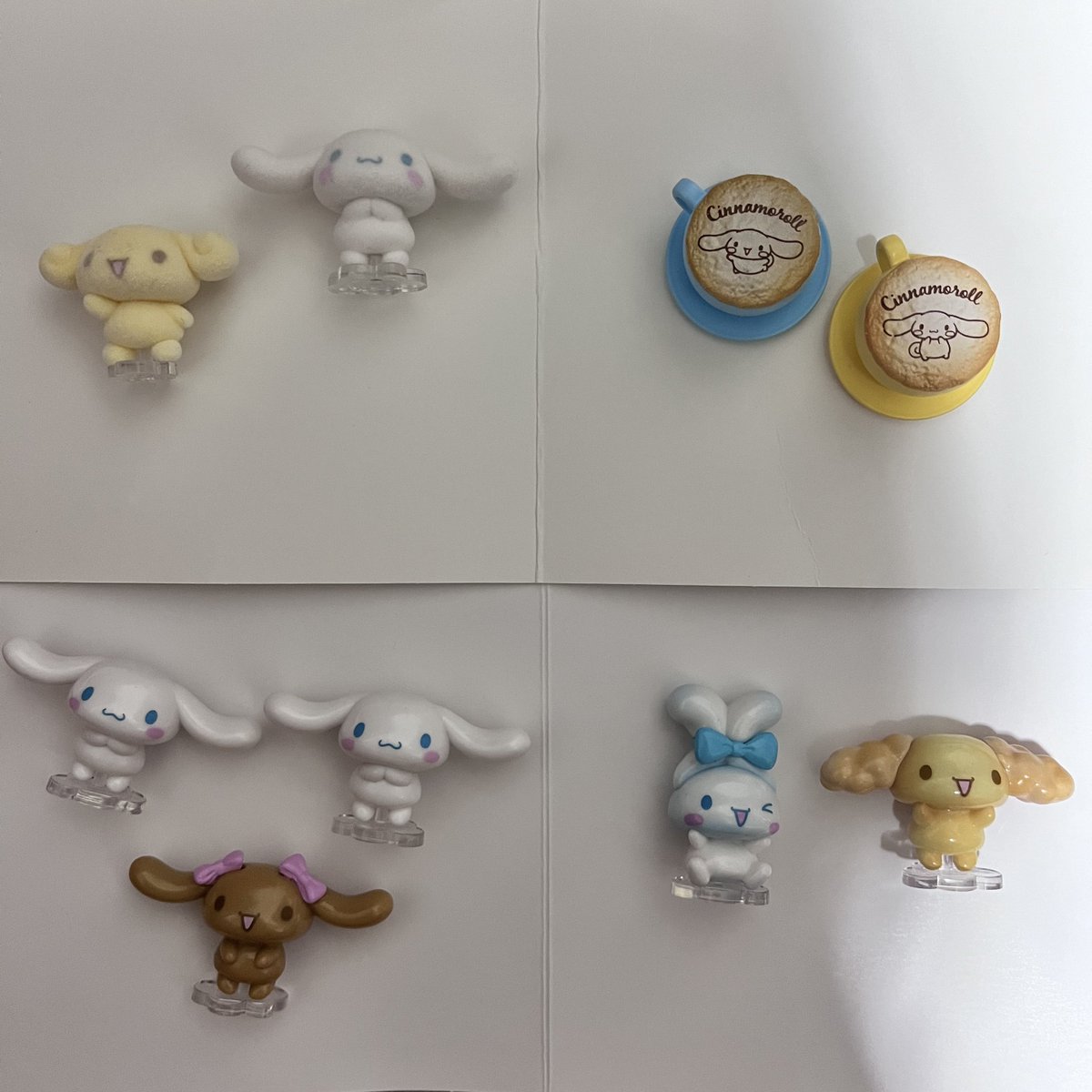 OOOO39_'s tweet photo. くじポン シナモロール SURPRISE MIX サプライズミックス シナモン 交換

譲 フロッキー エスプレッソ シナモン 
     ノーマル シナモンA モカ
     とうき シナモンB シフォン
     カップ34 35

求 クリア カプチーノ 

n:1可 郵送での交換希望です。
お気軽にお声掛けください。 https://t.co/sVXEN9sCFQ