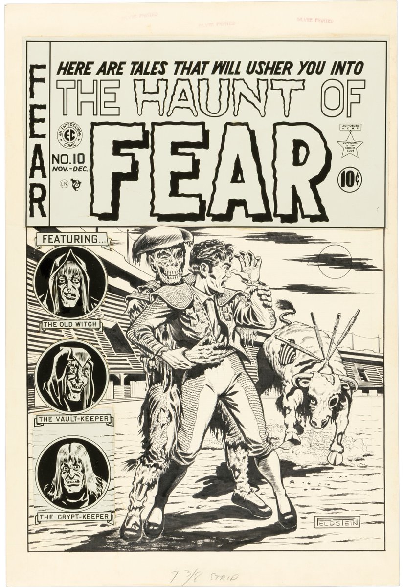 Adoomado's tweet photo. Al Feldstein - Haunt of Fear #10 cover (EC, 1951). https://t.co/wgVgvwSyYG