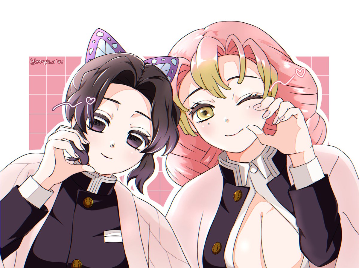 mrgr_0141's tweet photo. 柱女子でハートポーズ！② https://t.co/3geHhf4ZKq
