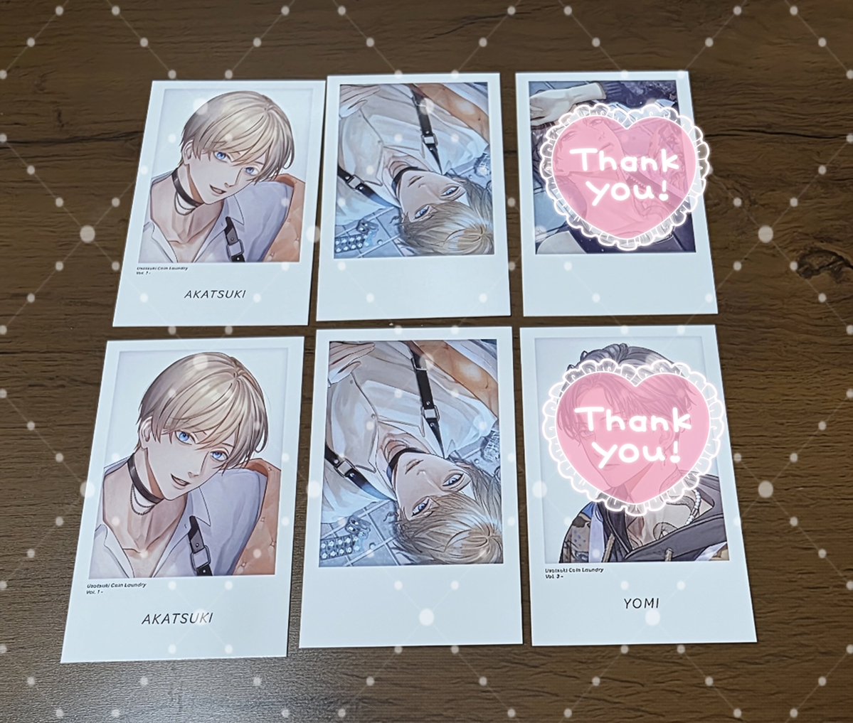 chimak551's tweet photo. [交換･譲渡]嘘つきコインランドリー 嘘コイ チェキ クリアカード SSペーパー
[求]晴
[譲]暁、健太 or 定価
SSペーパーは夜見くんのみ

同柄同士でなくても構いません。
チェキはジャケを優先しています。

郵送交換のみ、リプまたはDMにてお気軽にお声掛け下さい。 https://t.co/KHYierjkwT