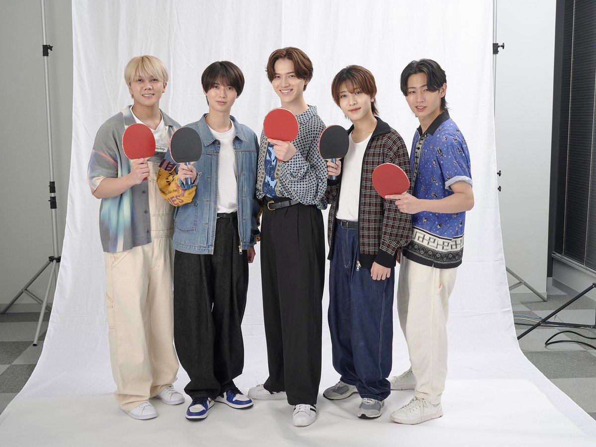 jr_official_X's tweet photo. 今日22:30から放送の
『 #スポーツリアライブ 』に
" テレ東系卓球スペシャルサポーター "としてKEY TO LITがVTR出演します📺🏓

ぜひご覧ください🗝️💨

#KEYTOLIT
#岩﨑大昇 #井上瑞稀 #中村嶺亜 #猪狩蒼弥 #佐々木大光 https://t.co/eWisDrnU1D