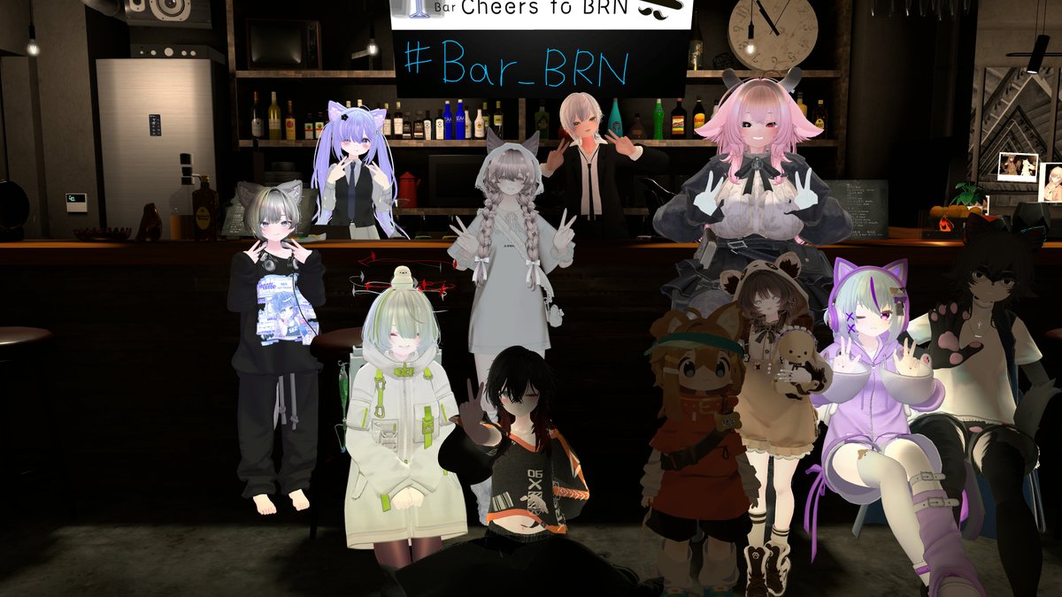 kurrya_vrchat's tweet photo. 告知】
今週も営業日がやってきましたよ〜！
このあと22:00~0:00まで！
【ふみつき】か【くーりゃ】にジョインしてね！
ご来店お待ちしてま〜す♪
#Bar_BRN
↓参加方法 https://t.co/GEECOdghtS