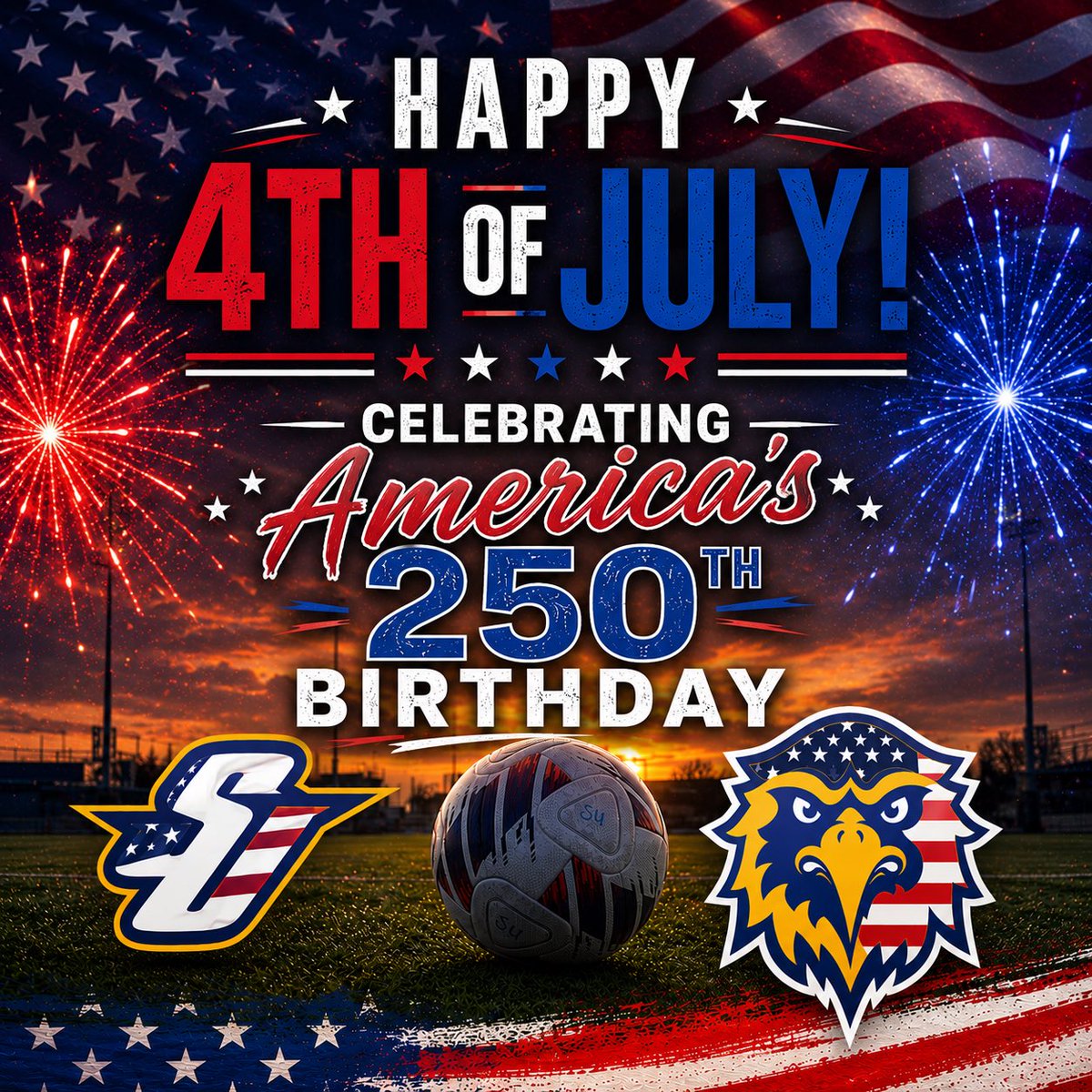 spaldingwsoccer's tweet photo. 🇺🇸Bold stripes🔴Bright stars⚪️Brave hearts🔵 https://t.co/d0yUNeph9b