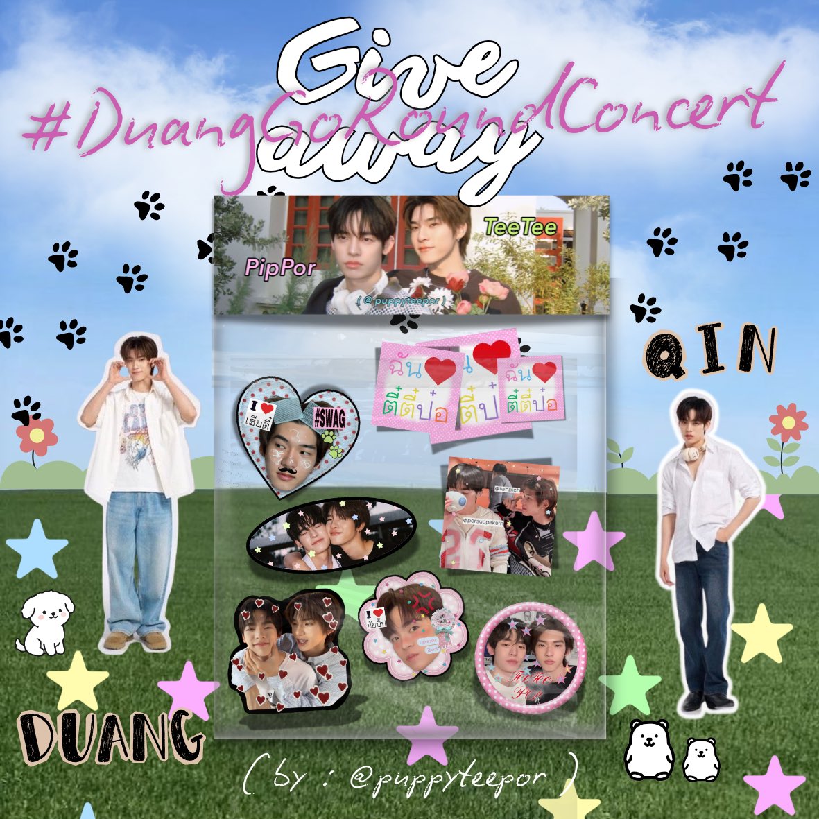 puppyteepor's tweet photo. 🎀 pls kindly rt
giveaway DUANG CONCERT AT IMPACT
stickers 60 set for VAVA 🐻‍❄️🐶💜🩵

at : impact arena muang thong thani
date : 15 - 16 aug
time : tba

( เค้าแจก 30 set/วันก่อนนะคั้บมัม มารับกันด้วยน้า กลัวม่ายหมด 🥺 )

#เจอด้วงที่อิมแพคนะเธอ
#DuangGoRoundConcert https://t.co/ticlX09gKG