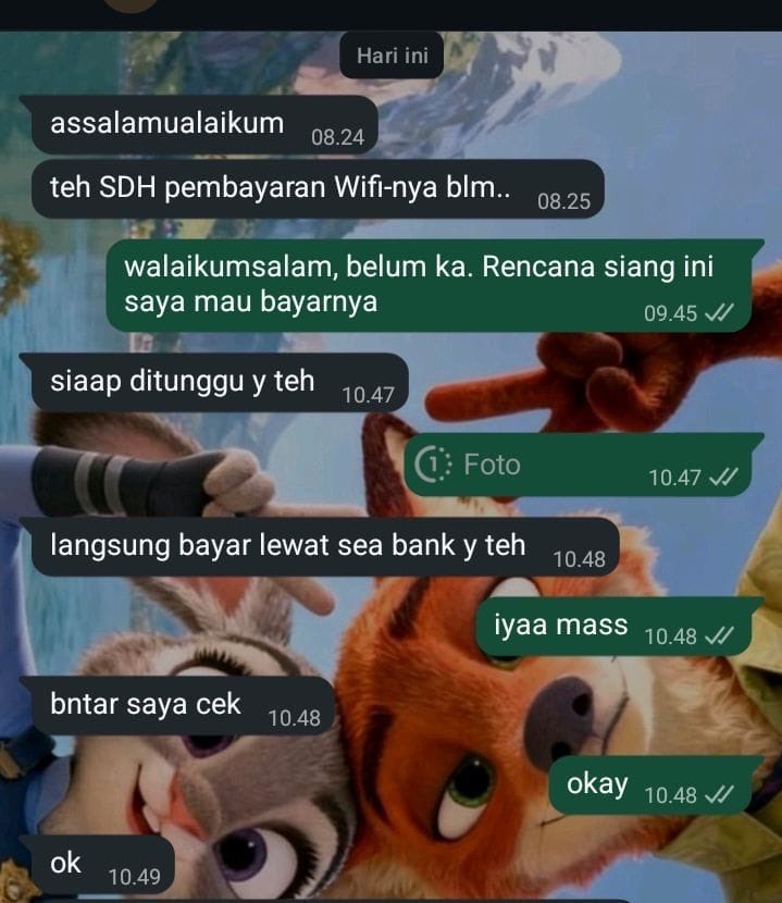 macchiatonee's tweet photo. Pelayanan wifi My Republic tuh emang gini ya?? Atau semua wifi begini salesnya? Di pict 1 di jam 10.47 gue udah fotoin ss an kayak di pict 2 dan bilang 'done ya mas', dia bilang juga udah di cek dan udah ok, gua pikirkan, ohh berarti udah masuk dong pembayaran gue. https://t.co/GZKV0Yfvrl