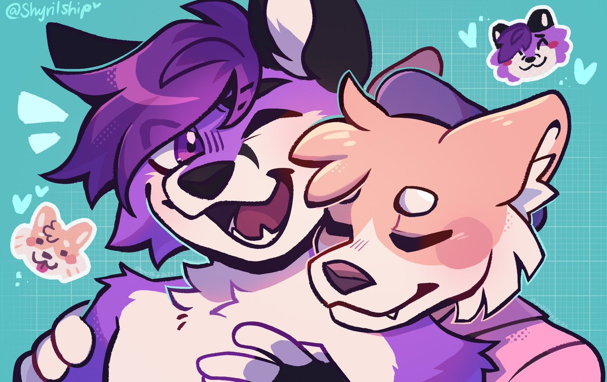 kajithecorgi's tweet photo. with this clingy fox 🥰
(i’m more clingy hehe)

🎨 by @shyrilship https://t.co/VuAImLwXZg