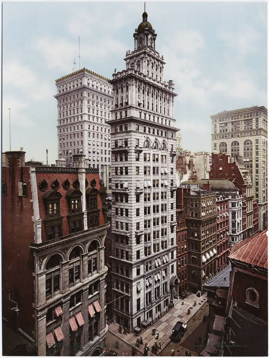 scumbunker's tweet photo. Some NYC temporary Beaux Arts tower blocks with temporary ice machines and power plants in their temporary basements. https://t.co/TypcmESmzP