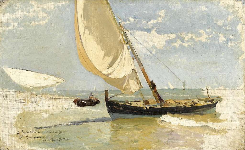 allontanarsio's tweet photo. Je suis tout simplement fou des peintures de Sorolla, plus précisément celles de ses voiliers près de la plage. Un rêve d’évasion presque atteint et devenu réalité. 

C’est le pic de ce que l’impression peut avoir comme impact sur moi. Le rêve et la passion. https://t.co/ahmPPjgM1N