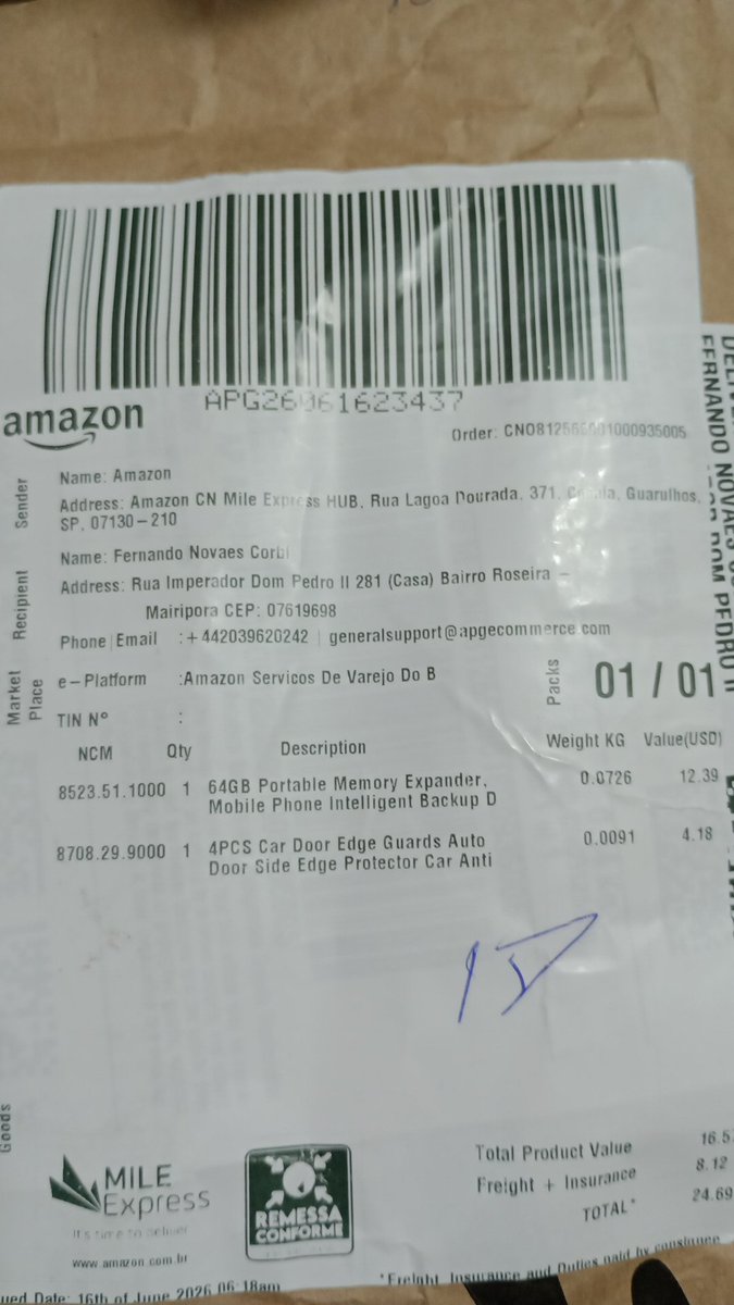 fcorbi's tweet photo. @AmazonHelp Bom dia. Comprei um SSD de 2TB e recebi um de 64GB. Quero devolver e receber reembolso.  Quando pressiono Devolver produto, entro nas telas onde coloco a razão da devolução e minha justificativa. Neste ponto o app devolve a tela com mensagem de erro. https://t.co/PWzgL9aWSr